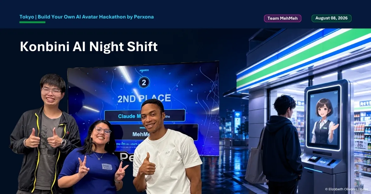 Won 2nd place in the Build Your Own AI Avatar Hackathon